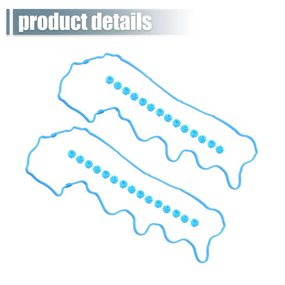 Valve Cover Gasket Set for Ford Mustang (2007-2010) Rubber Blue