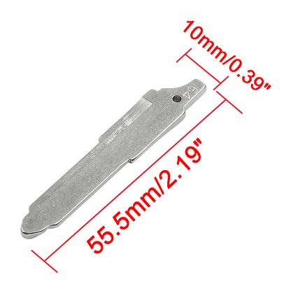5 x Metal Uncut Blank Blade Emergency Key for Mazda 6 (2003-2008)