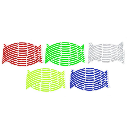 Reflective Motorcycle Wheel Sticker Rim Stripe Tape for Various Models