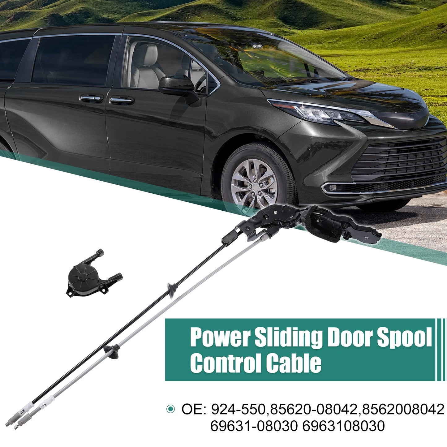Right Side Power Sliding Door Control Cable for Toyota Sienna (2004-2020)