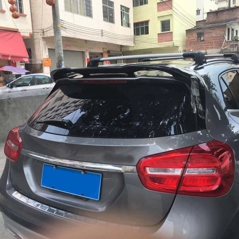 Carbon Fiber Rear Roof Spoiler Wing P-Style for Benz GLA-Class X156 2014-2019