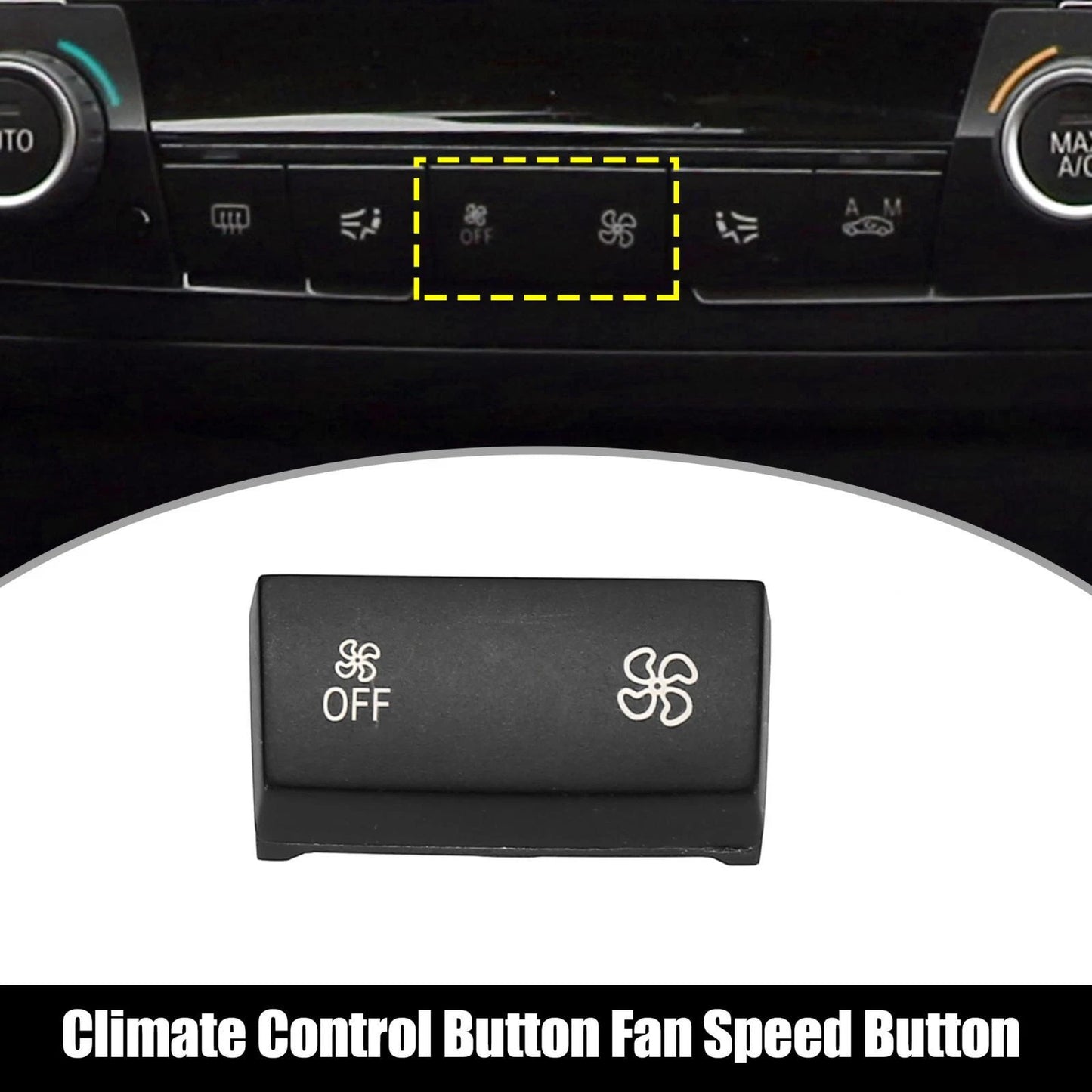 AC Climate Control Fan Speed Button for BMW 1 2 3 4 Series (2004-2023)