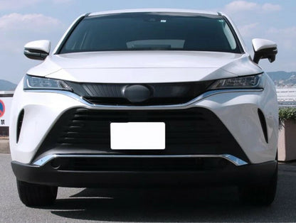 Chrome Front Lower Bumper Grille Cover Trim for Toyota Harrier Venza (2020-2024)