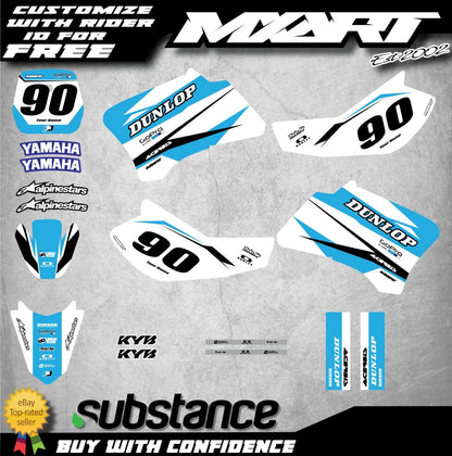 Custom Graphic Kit G FORCE STYLE Decals for Yamaha TTR 90 (2000-2006)