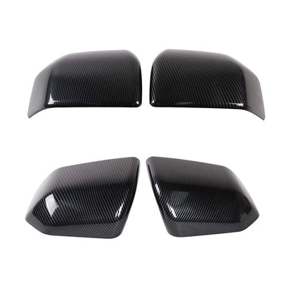 Carbon Black Rearview Mirror Cover Trim for Ford F150 (2015-2020)