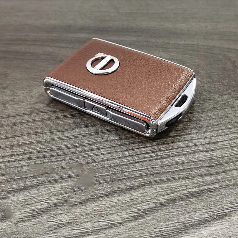 Leather Car Key Fob Case Cover Remote Keychain for Volvo XC90 XC60 S90 V90