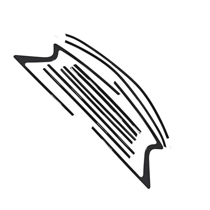 10 x Window Moulding Strips for Infiniti QX60 (2014-2020) Black