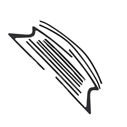 10 x Window Moulding Strips for Infiniti QX60 (2014-2020) Black