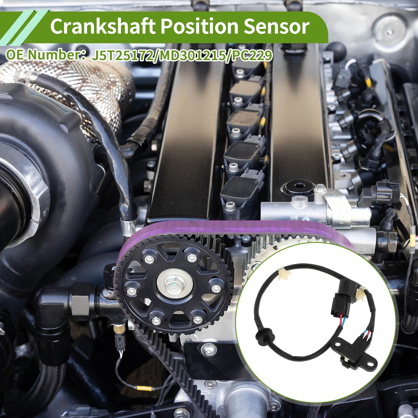 Crankshaft Position Sensor for Mitsubishi Galant 2.4 (1995-1998) 1 Pc