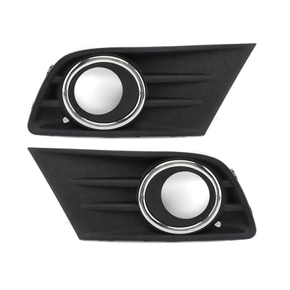 Fog Light Lamp Covers 2 x with Chrome Ring for Honda Pilot (2012-2015)