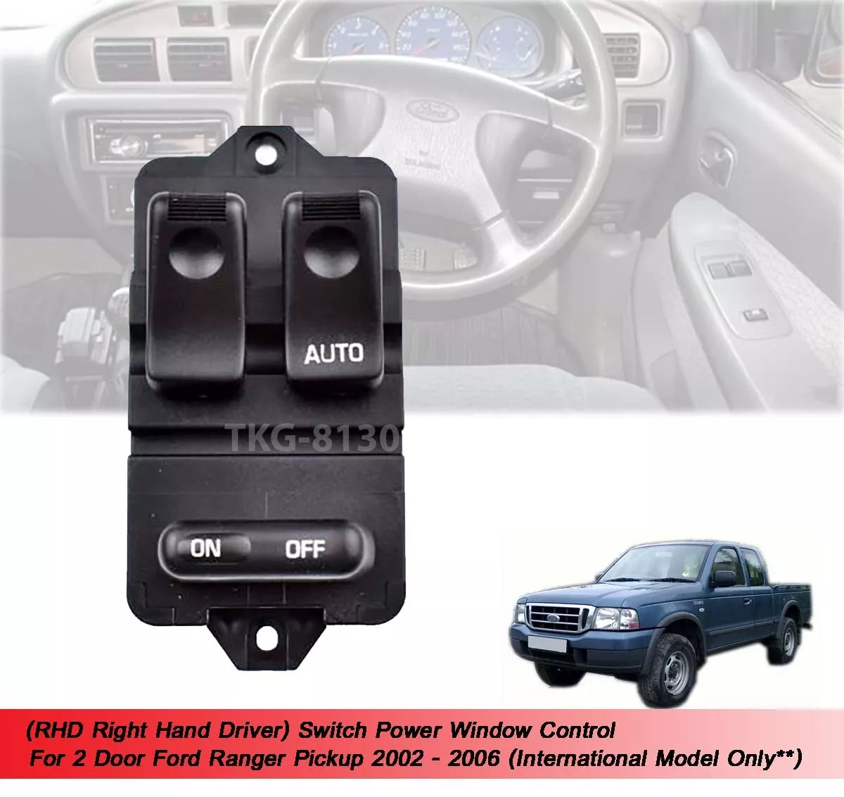 Power Window Control Switch for Ford Ranger Inter (2002-2006)