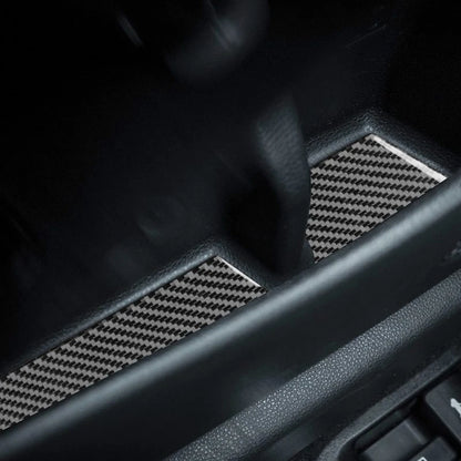 Soft Carbon Fiber Front/Rear Door Groove Mat Stickers For Toyota Corolla 19-24