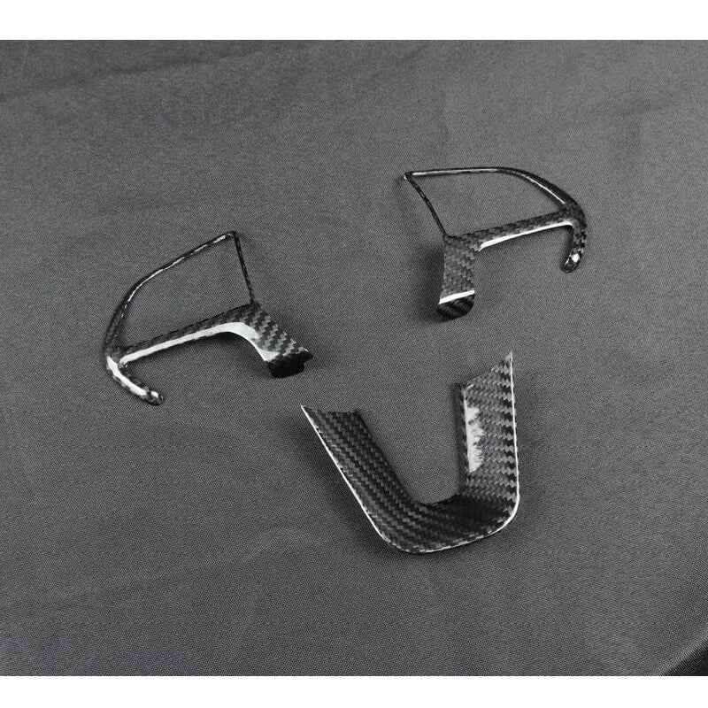 Carbon Fiber Steering Wheel Lower Remote Control Trim Fits Challenger 2015-2019