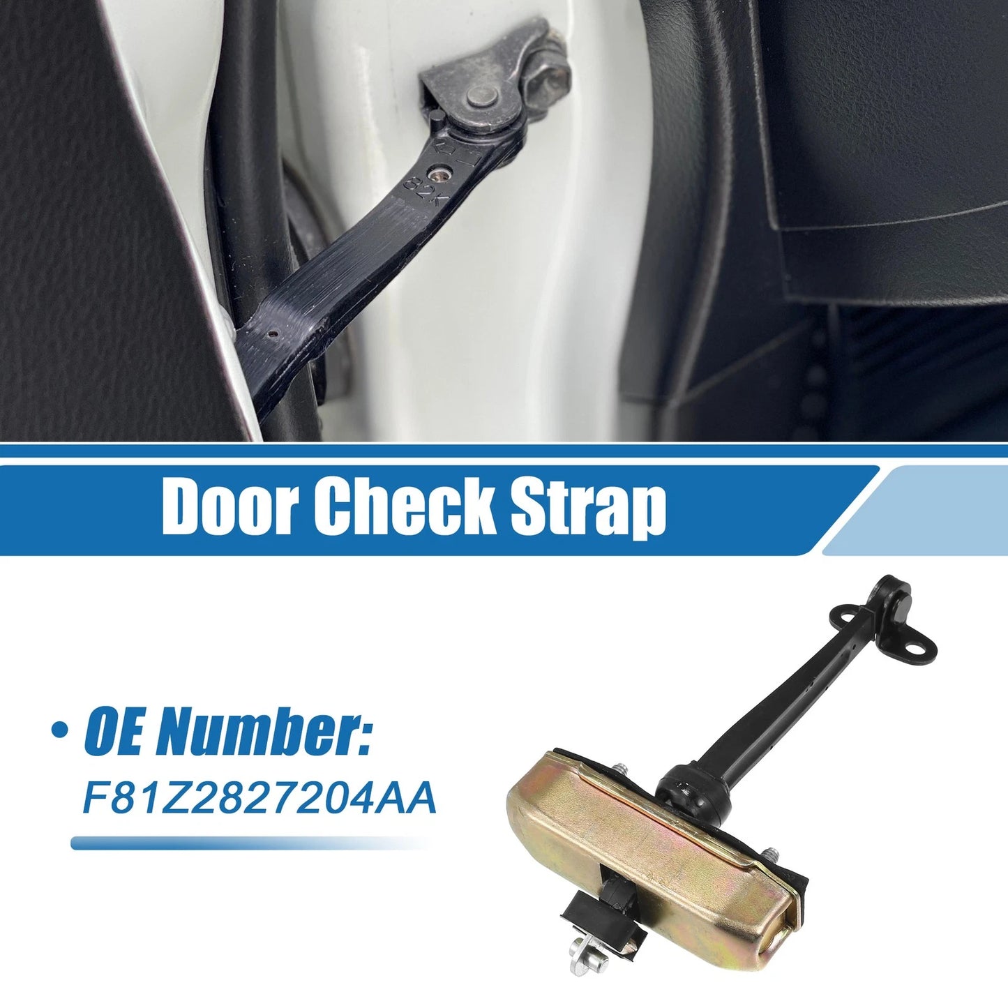 Door Check Stop Strap for Ford F-250 F-350 F-450 F-550 (1999-2016)