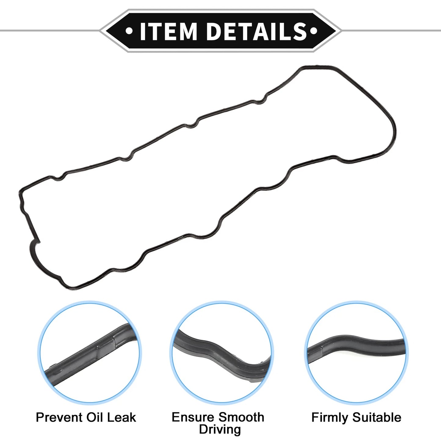 Valve Cover Gasket for Toyota Landcruiser KDJ90 3.0TD D4D (1998-2007)