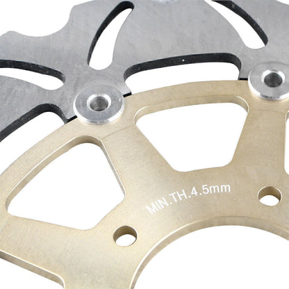 2 x Front Brake Discs Rotors for Suzuki DL V-Strom 650 1000 SV S 03-07 Gold