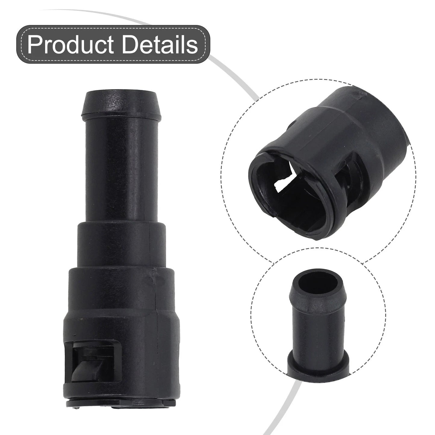 2 x Heater Hose Connector for Mazda 323