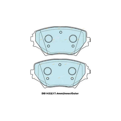 4WD Front Disc Brake Pads for RAV4 ACA20 21 22 23 (2000–2006)