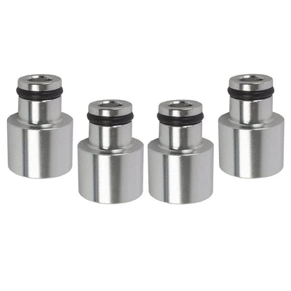 4 x Engine Fuel Injector Adapters for Honda Civic Acura B16 B18 D16Z (1996-2000)