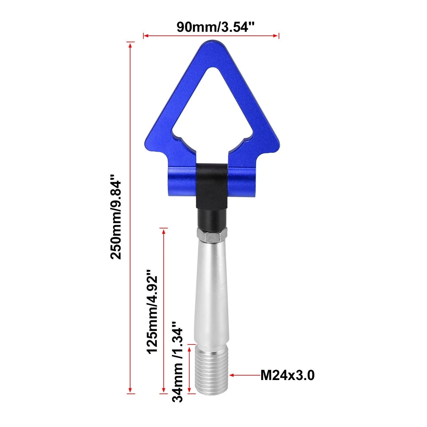 Tow Hook Screw On Triangle Ring for Mitsubishi Lancer EVO X (2008-2015)