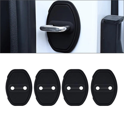 Blk Door Lock Protective Cover for Audi A3 A4 TT S3 S4 VW Golf Passat Tiguan