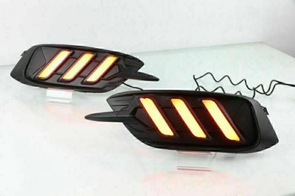 Rear Bumper Cover LED Fog Lights for Honda Civic Sedan (2016-2018)