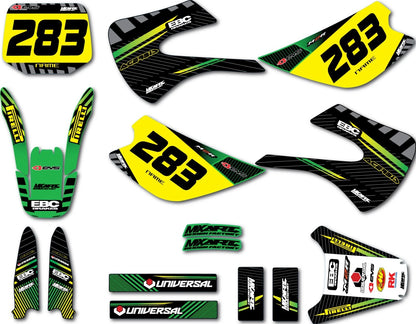 Kawasaki KX 85 Custom Graphic Kit - Factory Style (1998-2013)