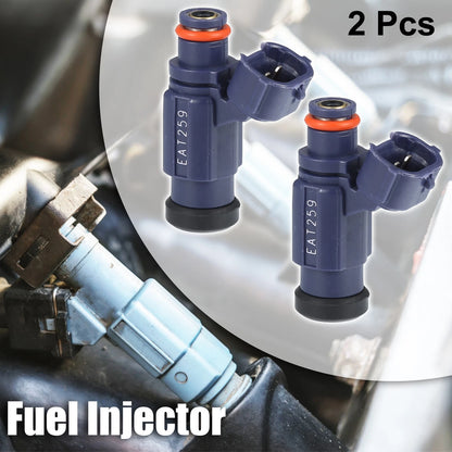 2 x Flow Matched Fuel Injector 4 Holes Disc for Kawasaki Mule