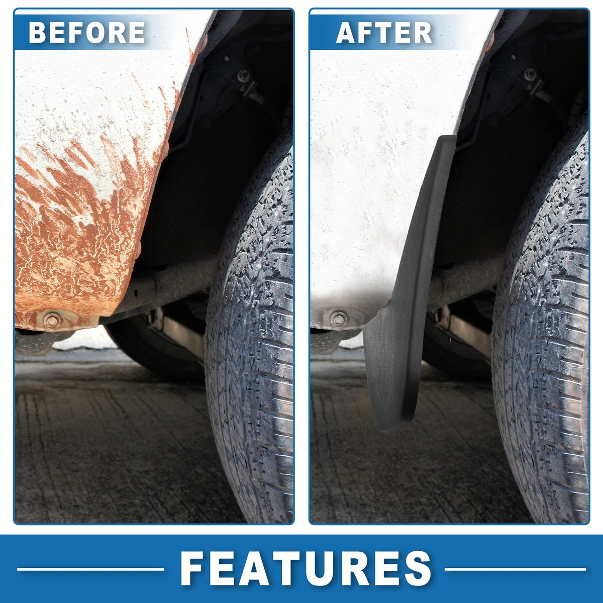 Mud Flap Splash Guard for Toyota Tundra 2022-2024 Pickup