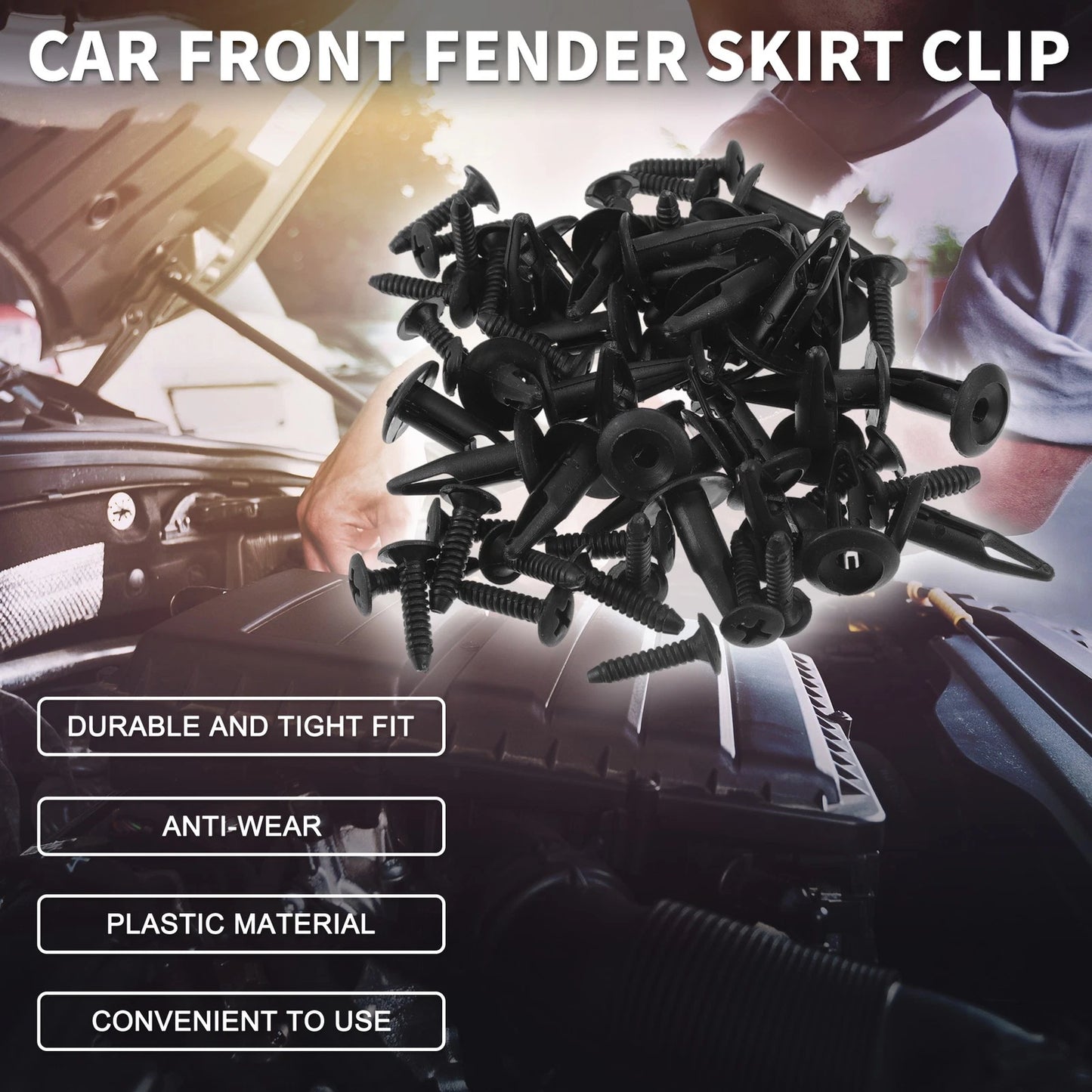 30 x Front Fender Skirt Clip for Chrysler 200 (2011-2014) & Pacifica