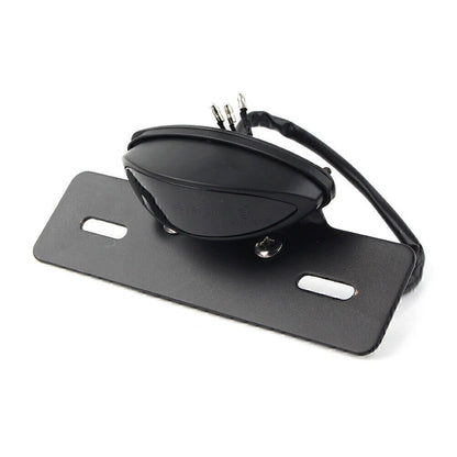 LED Brake Tail Light License Plate Mount for Cafe Racer