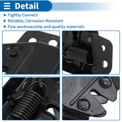 Hood Latch Assembly for Hyundai Tucson (2010-2015) 1 x Quality Replacement