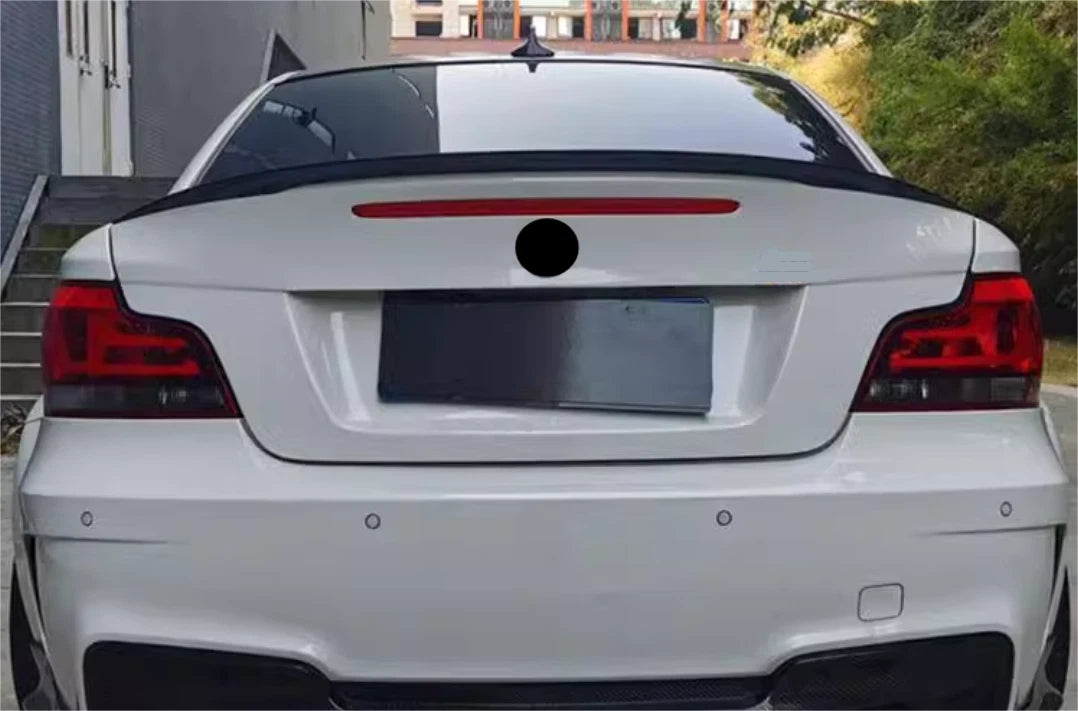 Glossy Black Rear P Style Spoiler Wing for BMW 1 Series E82 E88 Coupe (2007-2013)