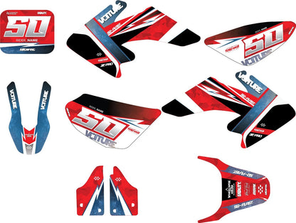 Sticker Kit for Honda CRF50 CRF 50 (2004-2012) Roster Style Graphics