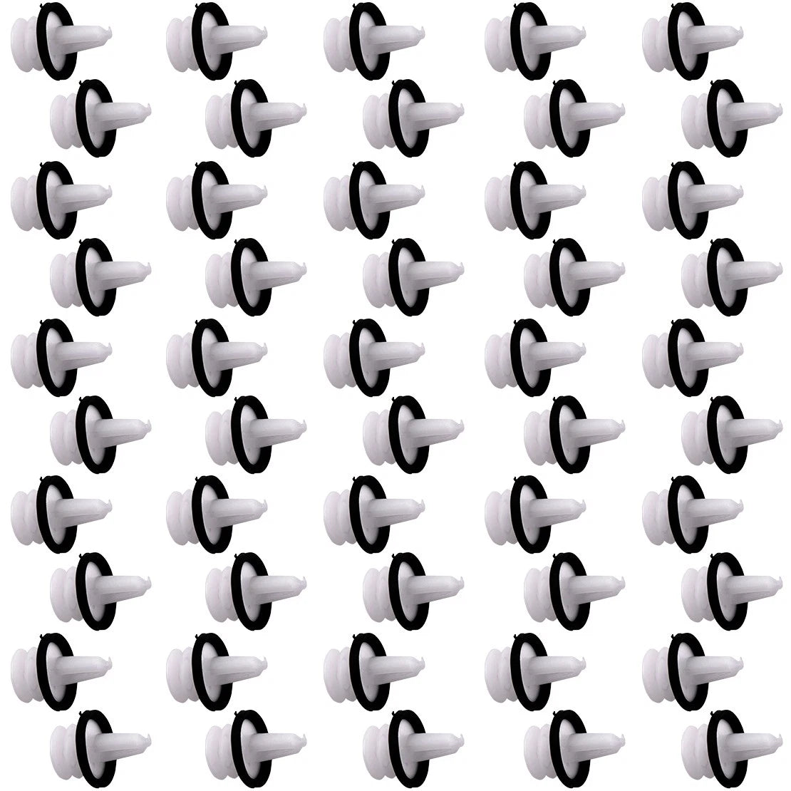 50 x Door Panel Clips for Ford - Nylon Door Trim Clips (Fits Various Models)