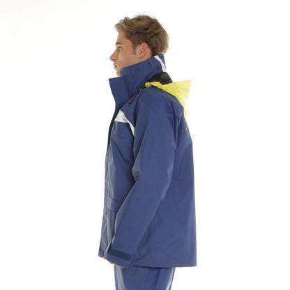Burke Dry 28 Super Dry Rain Jacket for Sailing, Wet Weather, Blue