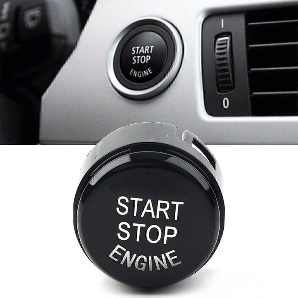 Black Engine Start Stop Switch Button Cover for BMW F10 F15 F16 F22 (2011-2019)