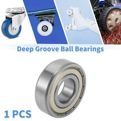17x40x12mm Deep Groove Ball Bearings for Scooter Skateboard Wheel