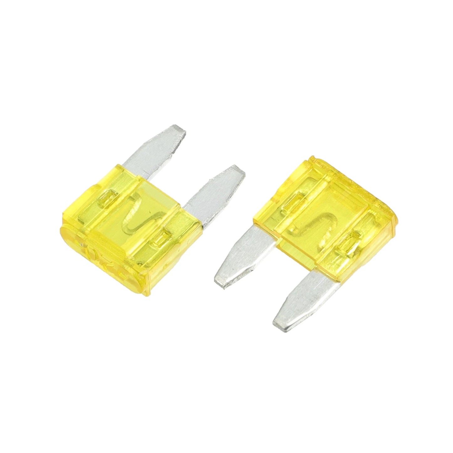 4 x 12 Gauge Mini Blade Style Inline Fuse Holders with 20A Fuses for Car
