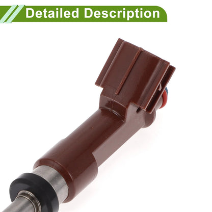 Fuel Injector for Toyota Lexus NSP120 1NRFE 1.3L 1 x Brown Silver Tone