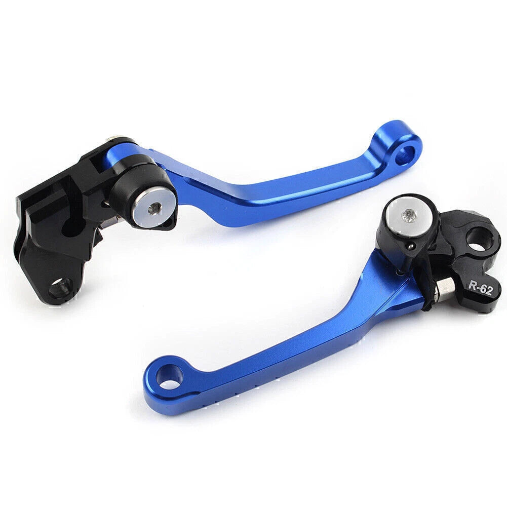 Blue Pivot Brake Clutch Levers for Suzuki RM125 RM250 RM85 (2001-2008)