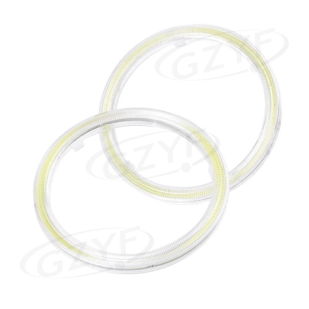 2 x 100mm 12V-24V Angel Eyes COB Halo Ring Lights for Car Headlights