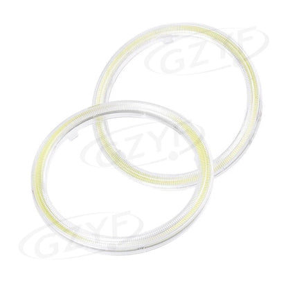 2 x 100mm 12V-24V Angel Eyes COB Halo Ring Lights for Car Headlights