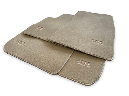 Premium Beige Tailored Floor Mats for Rolls Royce Ghost (2010-2023)