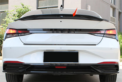 ABS Boot Rear Spoiler Black Wing for Hyundai Elantra 4DR Sedan (2021-2024)