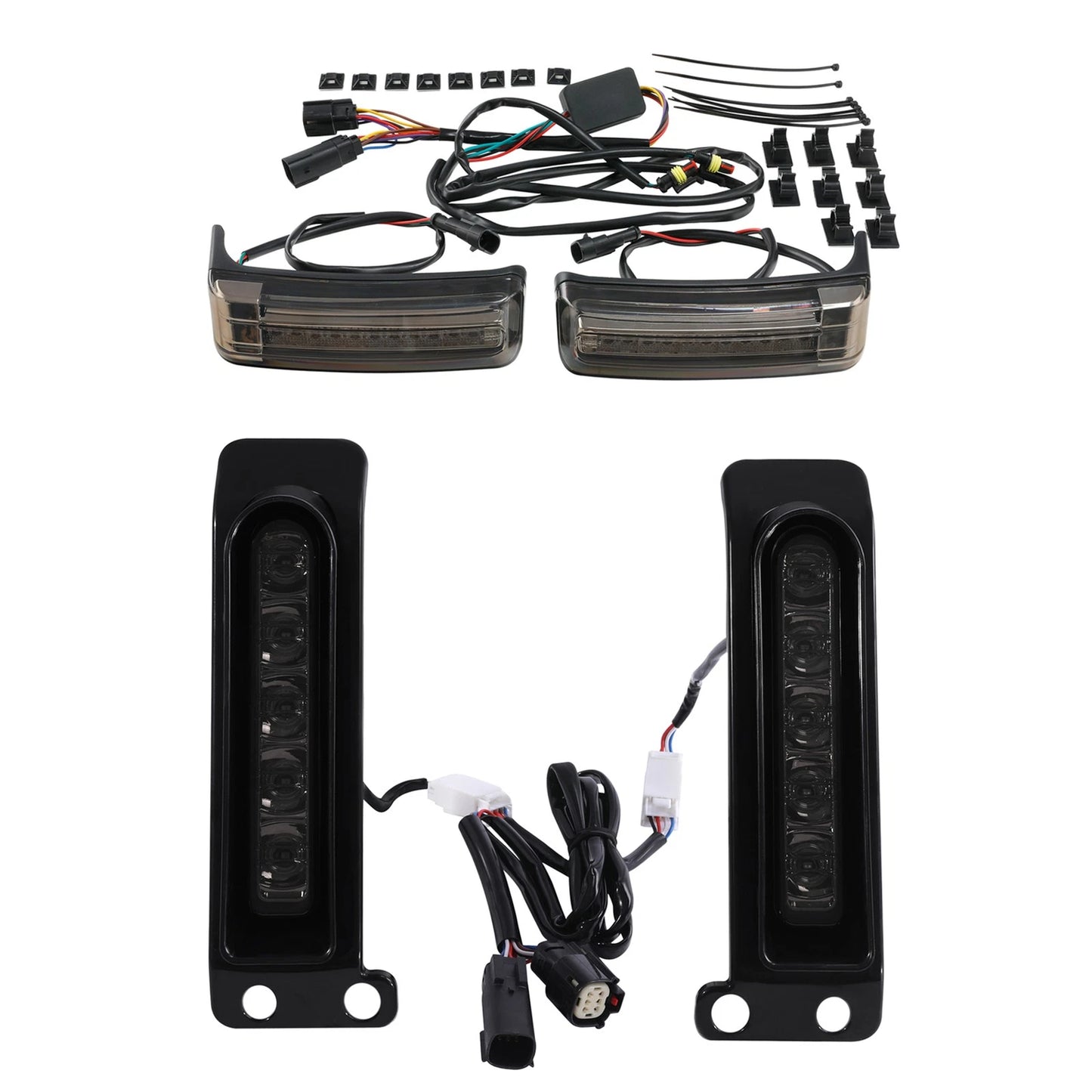 LED Inserts Brake Run Turn Signal Lights for Harley Touring (2014-2024)