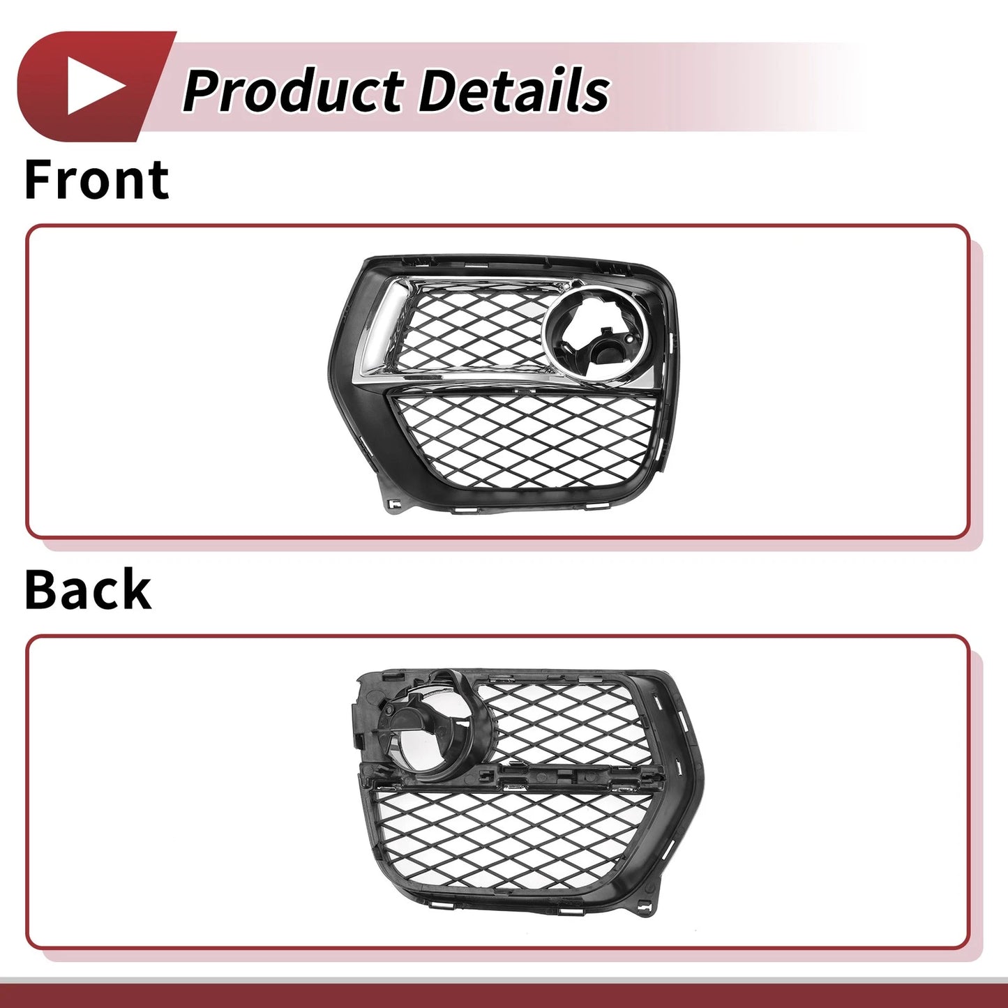 Front Left Fog Light Grill for BMW X6 (2012-2014)