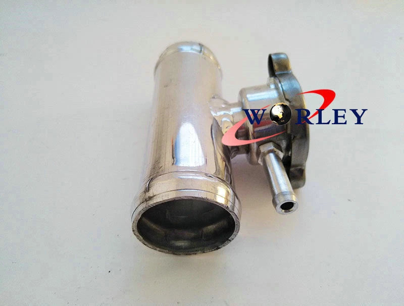 32mm Aluminum Inline Radiator Hose Pipe Filler Neck & 1.1 BAR Cap for Car
