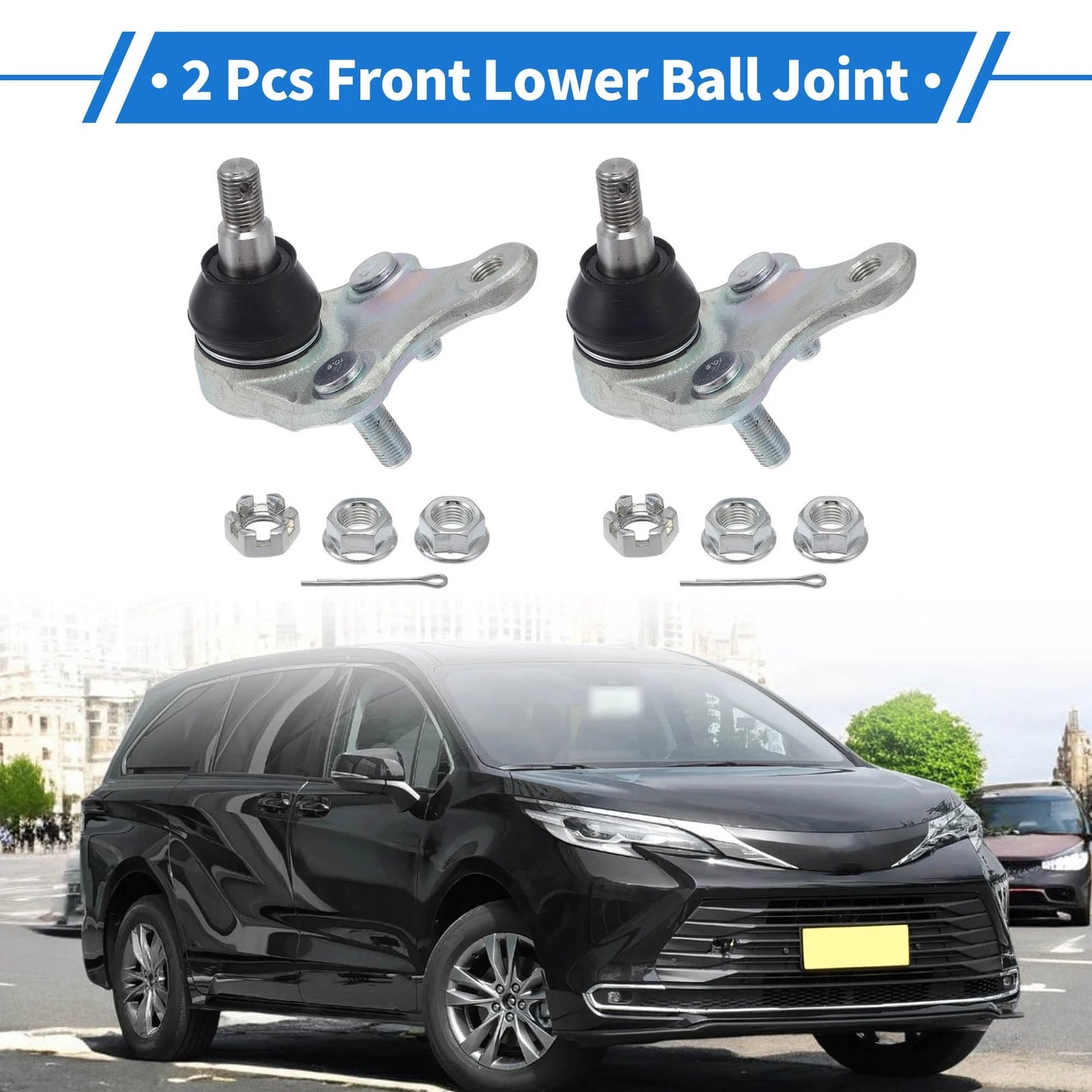 2 x Front Lower Ball Joints for Toyota RAV4 (2006–2018)