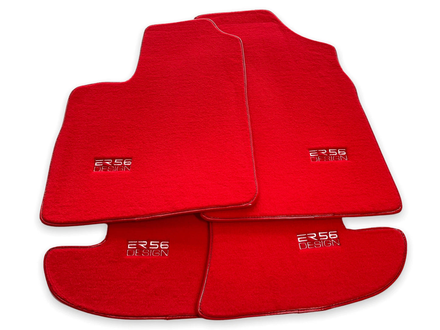 Red Floor Mats for Bentley Continental GT (2004-2023) - Custom Tailored Carpets